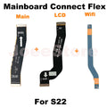 Motherboard Connect Flex For Samsung Galaxy S20 S21 S22 S23 S24 Plus Ultra LCD Display Wifi Signal Connect Mainboard Flex Cable