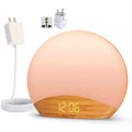 Awakening Wake Up Sunrise Alarm Clock Table Clock Dimmable with 3 Ring 8 Nightlight 26 Sound Sleep Timer Night Light