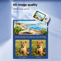 Digital Camera | Compact HD camera, 1080p photos and videos, pocket-sized travel camera, available in pink or white