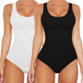 Body Shapewear for Women Seamless Solid Shaping Full Bodysuit Neck Tummy Control Slimming Body Shaper Underwear & Shapewear