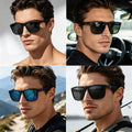 Fashion Square Polarized Sunglasses AntiGlare UV400 | SAMAG