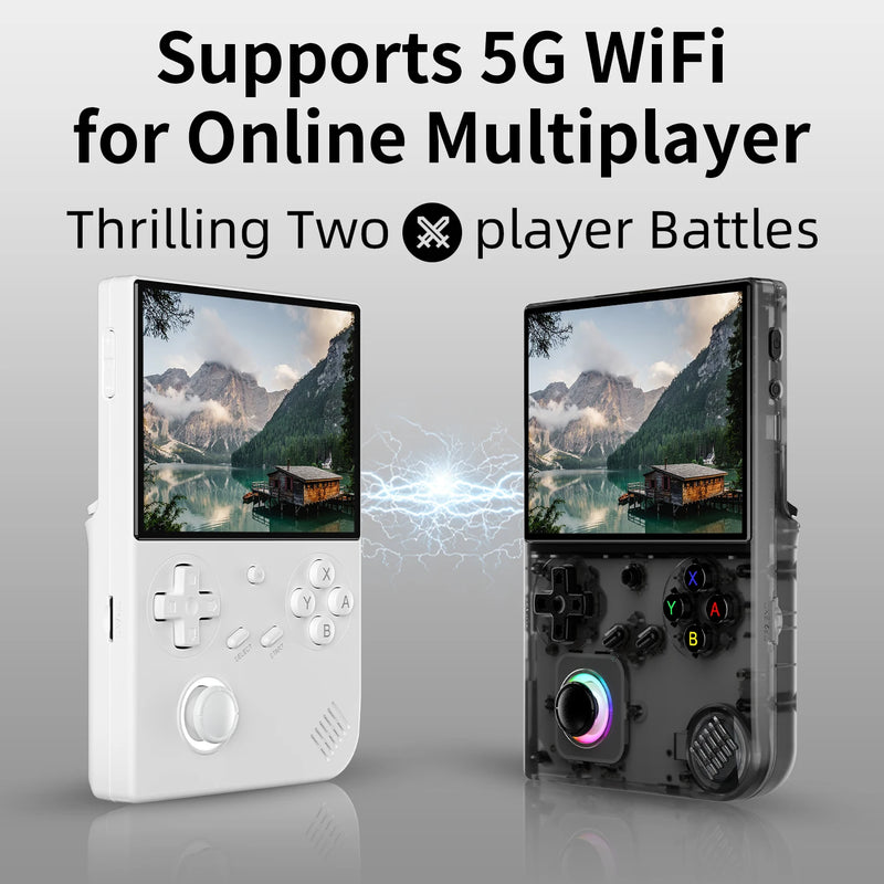 ANBERNIC RG40XXV Portable Vertical Handheld Player 4" IPS OCA Hall Joystick RGB Lighting Linux Streaming Ebook MP4 Gift