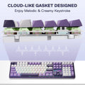 Redragon Wireless Gasket RGB Gaming 108 Keys Mechanical Keyboard,Hot-Swap South-Facing LED Socket,,Mint Mambo Switch