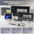YUNZII YZ98 White Full Size Mechanical Gaming Keyboard - Visuel 5 | SAMAG