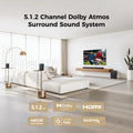 ULTIMEA Skywave F40 Boom 5.1.2ch Sound Bar with Dolby Atmos, Surround Sound System for TV with Subwoofer & 2 Surround Speakers