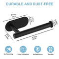 Adhesive Toilet Paper Holder Stainless Steel Tissue Hanger Waterproof Toilet Paper Stand Bathroom Accessories Paper Towels Hold