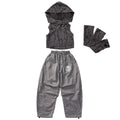 Korean Fashion Kids Hiphop Dance Clothes Set Hooded | SAMAG