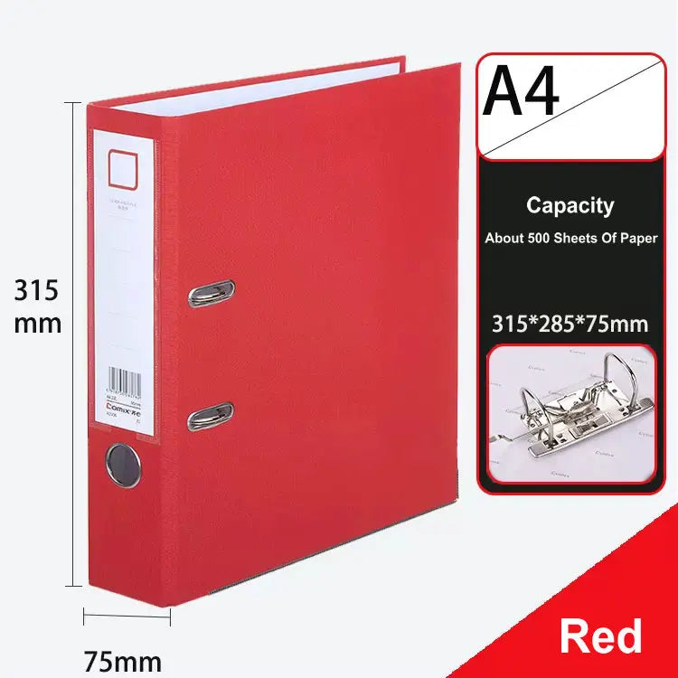 Multicolor Big Ring Binder A4 Lever Arch File Folder For Documents A4 File Organizer Lever Arch Folder On Rings Office Supplies