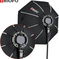 TRIOPO KX 55/65/90/120cm Foldable Octagon Softbox for Godox AD200Pro V860III V1 | On/Off-Camera Flash Outdoor & Studio Flash