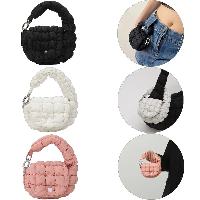 Mini Bag Edgy Mini Waist Pack Cute Clutch Purse Decorative Pendant Coin Purse Lipstick Bag Headphone Bag Women Accessories