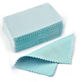 10pcs/50pcs Sterling Silver Polishing Cloth Set Jewelry Cleaning Cloths Soft Wipe Wiping Cloth Keep Jewelry Shining Tools