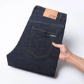 Spring Summer Thin Classic Men's Business Jeans Stretch | SAMAG