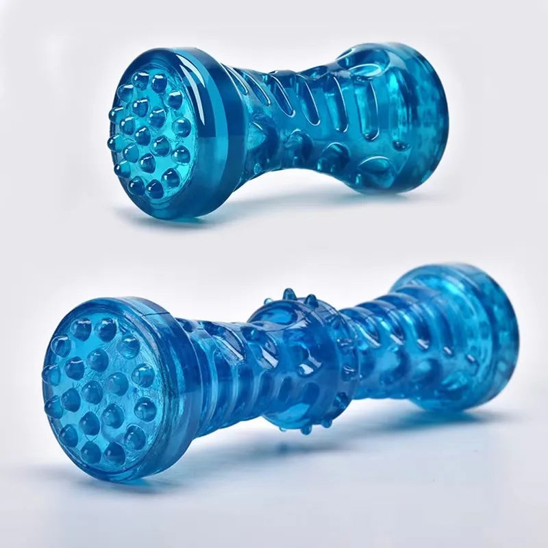 Bite Resistant Dog Toy Toothbrush Bone Sturdy Interactive Puppy Chew Dental Care for Small Dogs Safe Promotes Fresh Breath