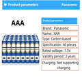Original Panasonic AA AAA 1.5V Alkaline Batteries LR6 LR03 Long Lasting Leak Proof For Remote Control Toy Camera Flashlights Mou