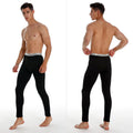 2025 Men's Thermal Underwear Pants, Slim Leggings, Fleece Thickened Skinny Warm Long Pants, Men's Warm Pants for Autumn Winter