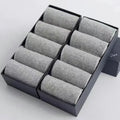 /Lot Men's Pure Cotton Socks Plus Size Solid Color Casual | SAMAG