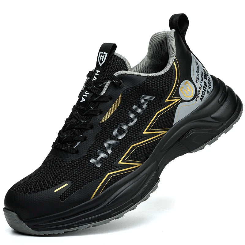 Size 47 Men Safety Shoes Steel Toe Work Shoes Puncture Proof Breathable Safety Boots Man Security Protective Work Sneakers