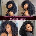 Feather Crochet Human Hair 4/27 Highlight Pixie Curl Bulk Hair Extensions Lightweight Small Spirals Curly Crochet Hair For Braid