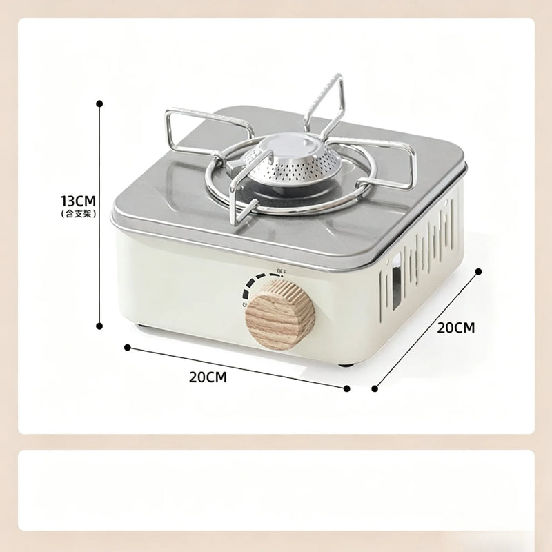 PACOONE 2800W High Firepower Portable Cassette Butane Stove Outdoor Camping Gas Burner For Picnic Travel Backpack Cooking Gear