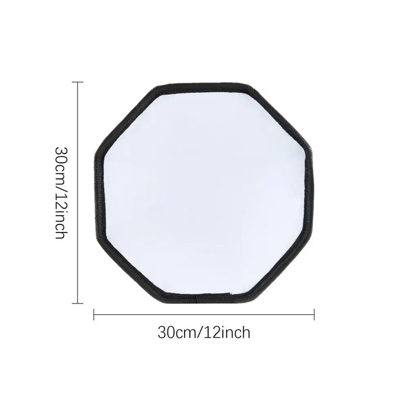 30CM Flashlight Diffuser Portable Universal Flash Flashlight Softbox Diffuser for External Speedlite