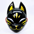 Japanese Anime Demon Fox Mask Cosplay Sabito Makomo Tanjiro Lightweight Plastic Thicken Animal Halloween Party Costume Props