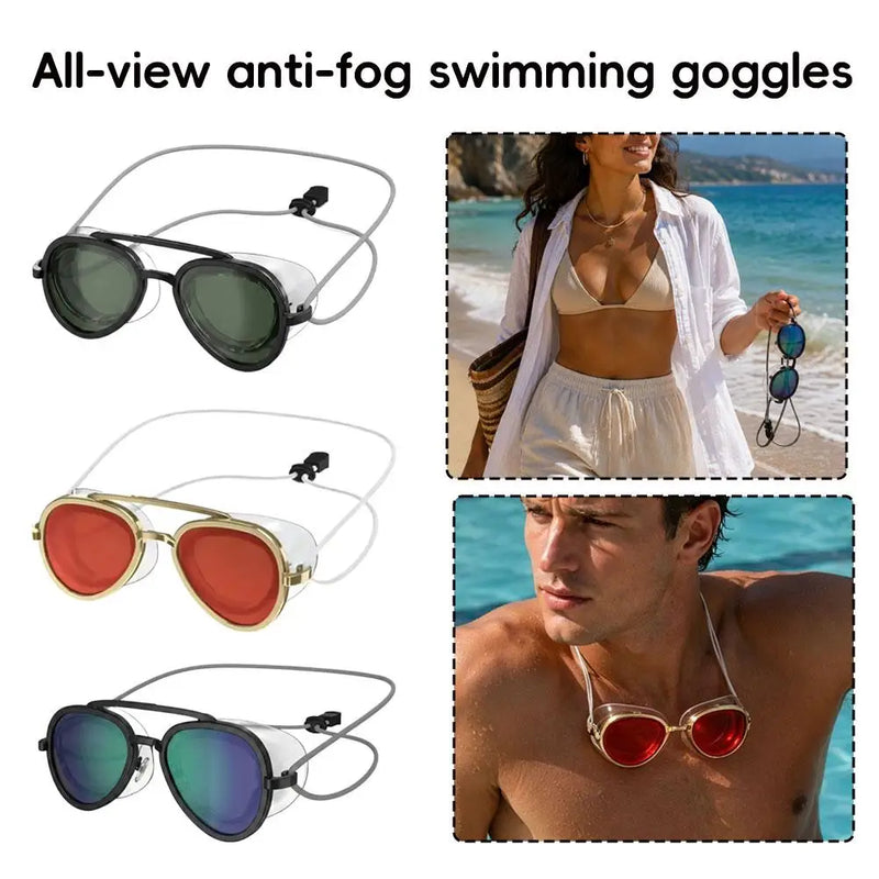New Panoramic View Anti Fog Swimming Goggles UV | SAMAG