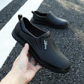 Wear-resistant Male Shoes Waterproof and Non-slip Rubber Fashion Pvc Wide Toes Men's Rain Boots Designer Without Lacing New Gum