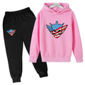 Kids Autumn Spring Fashion Cody WWE Pullover Hoodie+Pants | SAMAG