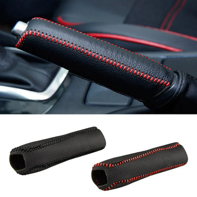 Leather Gears Handbrake Cover Auto Interior | SAMAG