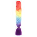 24 Inches DIY Jumbo Braiding Hair Synthetic Hair Extensions Afro Ombre Crochet Braid Hair Wholesale For Women