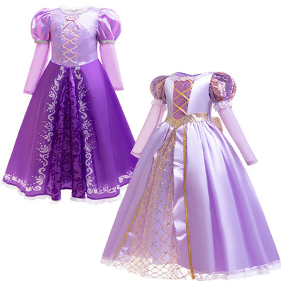 Rapunzel Dress for Princess Tangled Cosplay Costume | SAMAG