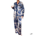 Long Sleeve Pajamas Women Woman Set Home Wear Big Size | SAMAG