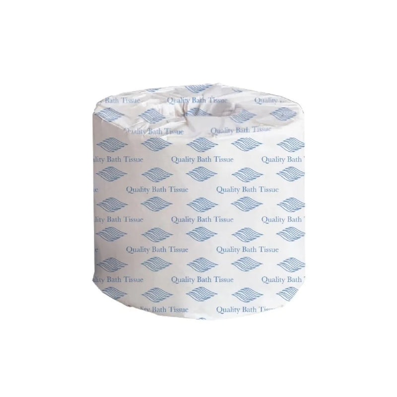 Commercial White Toilet Paper 2-Ply 400 Sheets Per Roll 96 Rolls Case Standard Bath Tissue Individually Wrapped