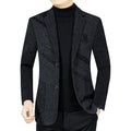 2026 Spring/Summer New Style Cashmere Mid-Aged Men's High-End Casual Suit Father's Wear Suit Single Piece Outerwear