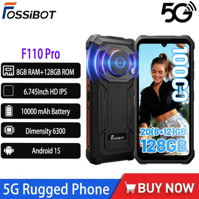Fossibot F110 Pro 5G Rugged Phone Dimensity 6300 5G | SAMAG