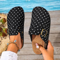New Fashion Clogs Slippers for Women Classic Suede Mules Cork Footbed Leather Potato Shoes with Arch Support Beach Slides Women