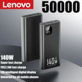 Lenovo 140W PowerBank 500000mAh High Capacity Super Fast Charging Portable Battery CCC Charger for iPhone 12-17 Samsung  2026