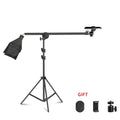 Photo Studio Kit Tripod Light Stand Cross Arm With Weight Bag Photo Studio Accessories Extension Rod 53 -133CM Backdrop Stand
