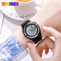 SKMEI 2094 Luxury Stopwatch Lady Waterproof Womens Digital Wristwatches Shockproof Countdown Watches for Women Montre Femme 1721