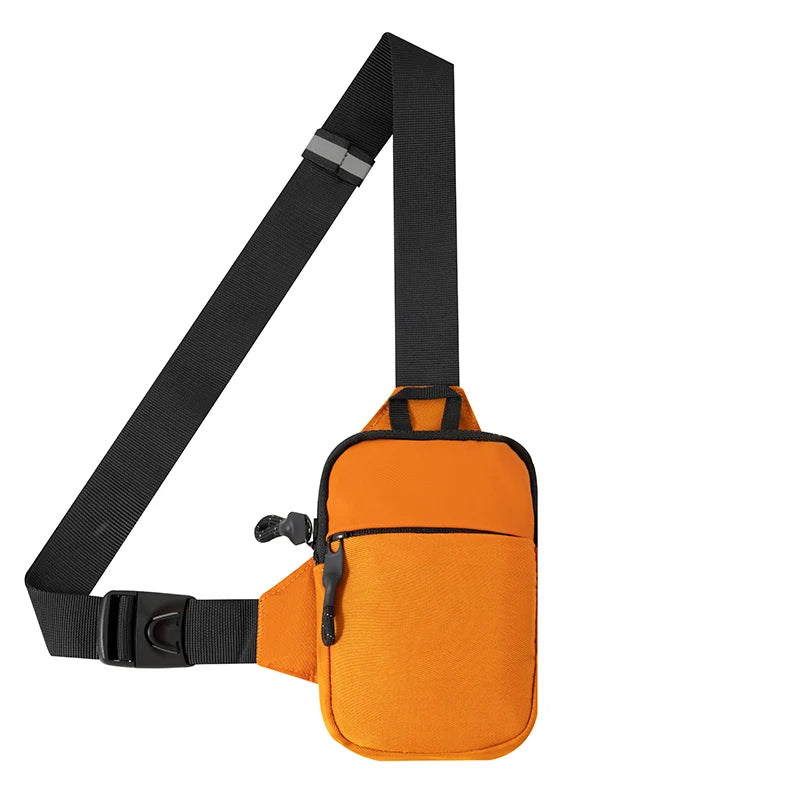 Mini Nylon Crossbody Bag for Men And Women Mobile Chest Pack Fashionable And Versatile Small Shoulder Bag canvas bag
