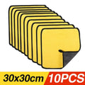 1/3/5/10PCS Car Wash Towels Cleaning Cloth Absorbent Dry Cloth General Purpose Microfiber Towel Thickened Yellow 30/40/60cm