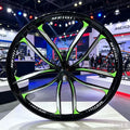 24/2627.5" MTB Wheelset: Thread-on Freewheel Hub, One-Piece Magnesium Alloy Rims, Bearing Disc Brake, Variable Speed.