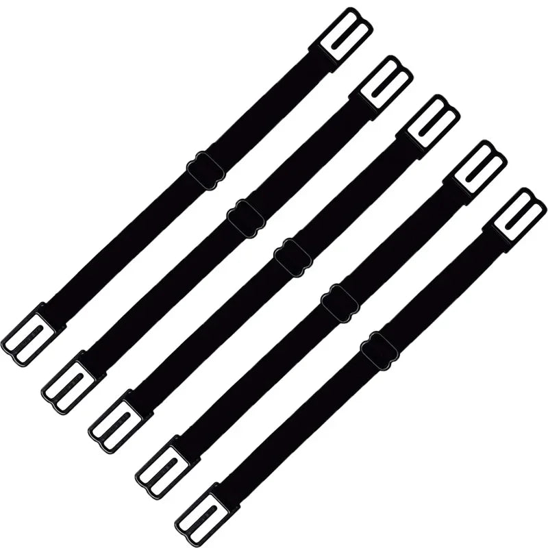 1-5Pcs Women's Adjustable Bra Strap Holder All Match Invisible Non-slip Shoulder Straps Belt Buckles Underwear Lingerie Extender