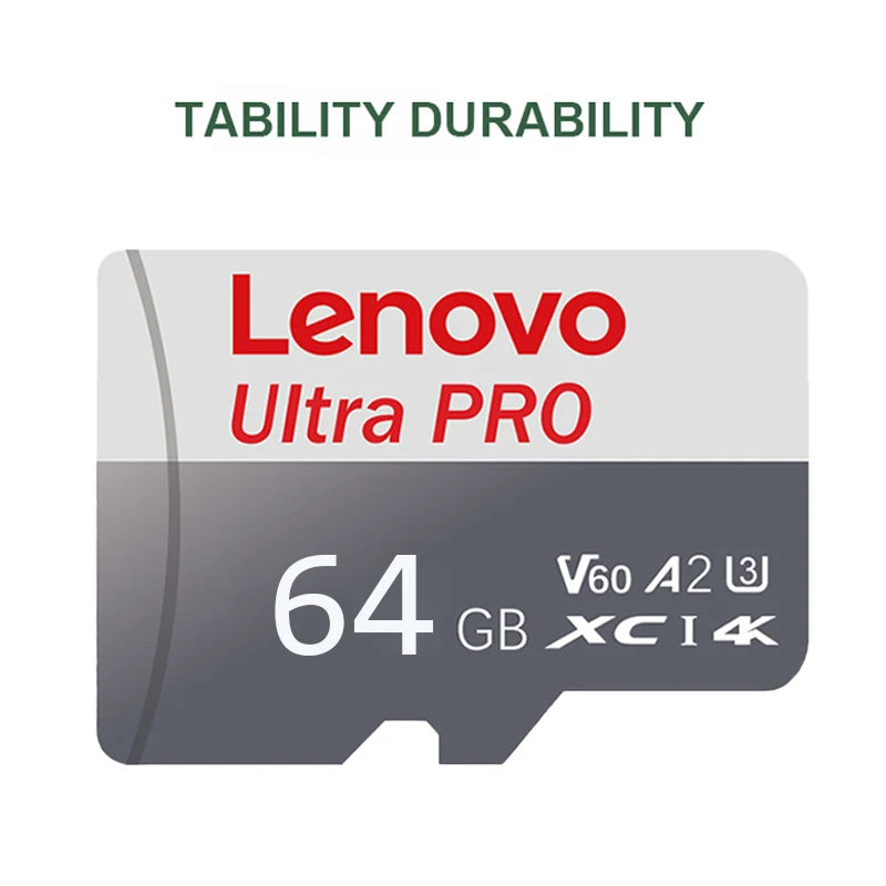 Lenovo Performance SD Card Class 10 Memory Card 128GB U3 V60 High Speed Flash Cards 512GB 256GB For Nintendo Switch