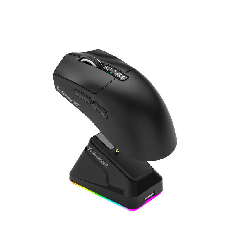 X11 Tri-Mode Gaming Mouse PAW3311,22000DPI,Magnetic Charging Dock,RGB Backlight