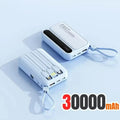 120W 500000mAh PowerBank Large Capacity 4 In1 Cables Intelligent Digital Display Light Portable Powerbank For iPhone Huawei 2026