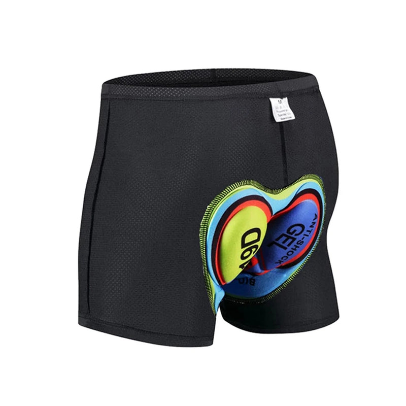 Raudax Unisex Shockproof Cycling Shorts Tight Bike Briefs Comfortable Bicycle Underwear with Sponge Cushioning for Men And Women
