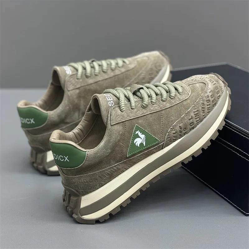 Men's Versatile Lightweight Sporty Casual Shoes Breathable Comfortable Rubber Sole Running Shoes High Elasticity Fall Season