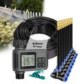 30-5m LCD Quick Connect Atomizing Sprinkler Timer Irrigation Kit Custom Automatic Watering System Flexible Adjustment Nozzle