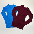 1 Piece Women Bodysuit Sportwear Backless Long Sleeve Short Leggings Seamless High Stretch for Yoga Run Gym Fitness Workout